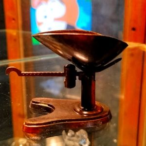 Holly Hobbie 1970s Scale Metal Figurine